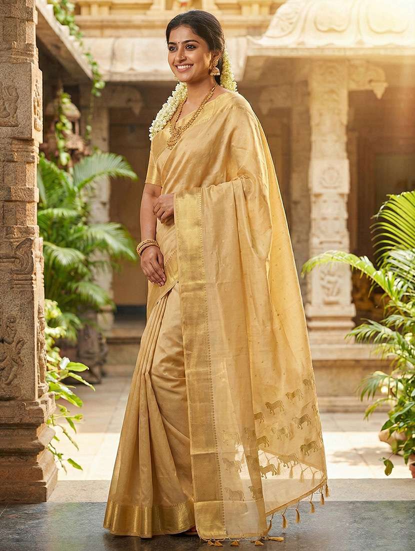 women self design bordered saree with blouse - 22322940 -  Standard Image - 1