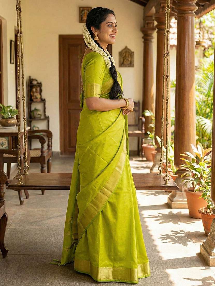 women self design bordered saree with blouse - 22322942 -  Standard Image - 1