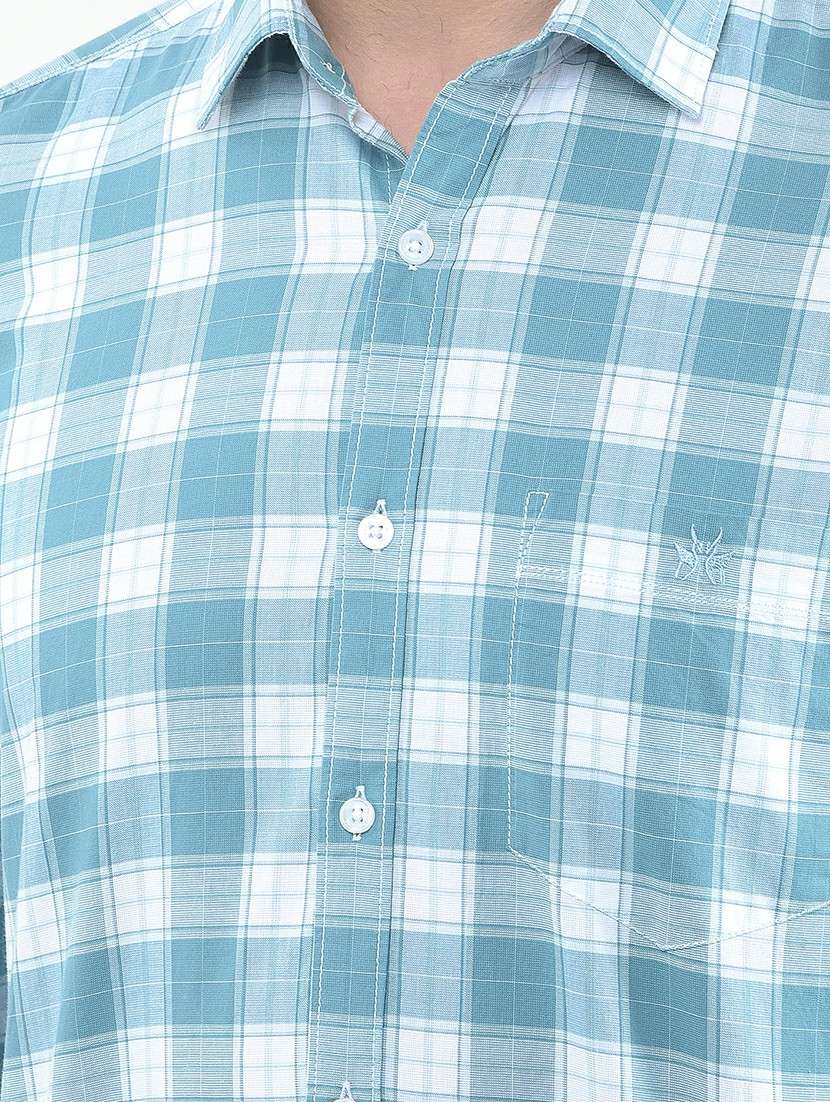 Men Checkered Long Sleeve Slim Fit Casual Shirt - 22323053 -  Standard Image - 6