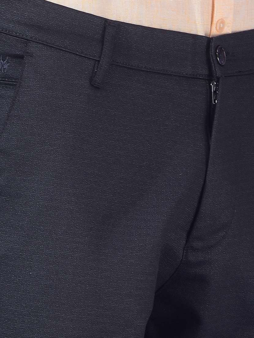 men solid mid rise chinos casual trouser - 22323084 -  Standard Image - 6