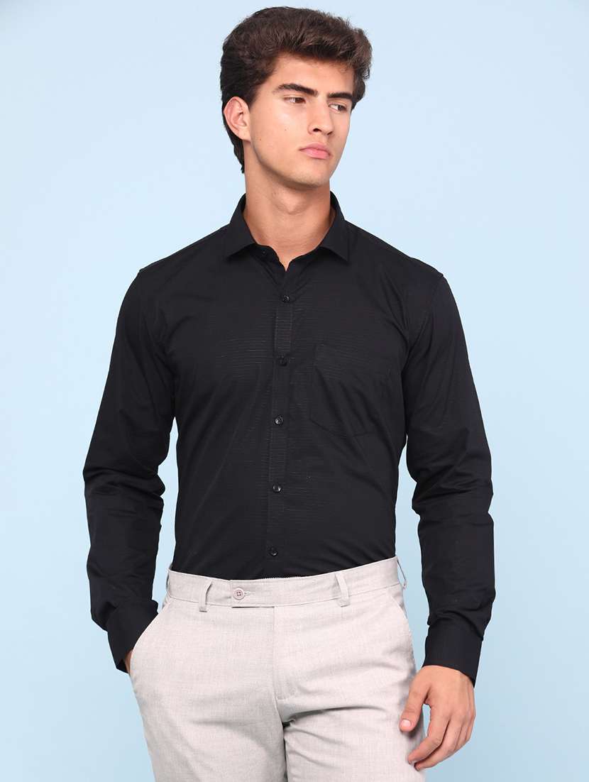 men self design long sleeves formal shirt - 22323355 -  Standard Image - 1