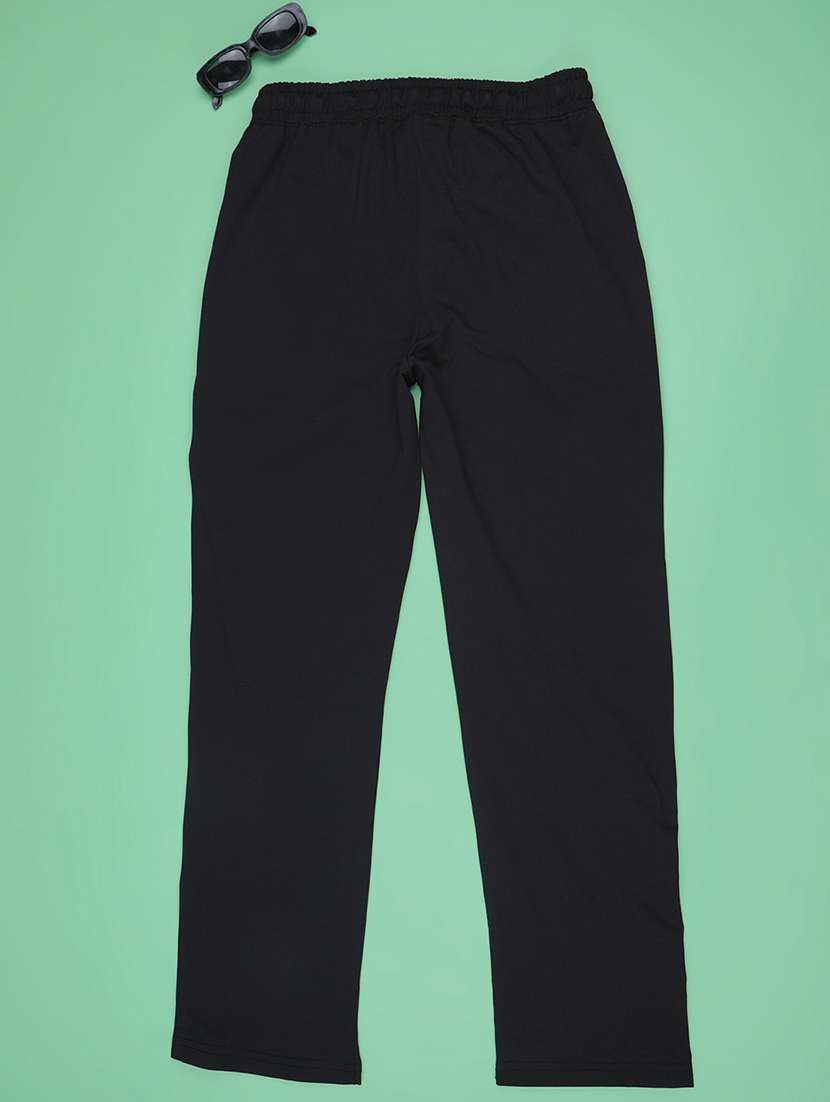 black acrylic blend palazzo trouser - 22323446 -  Standard Image - 1