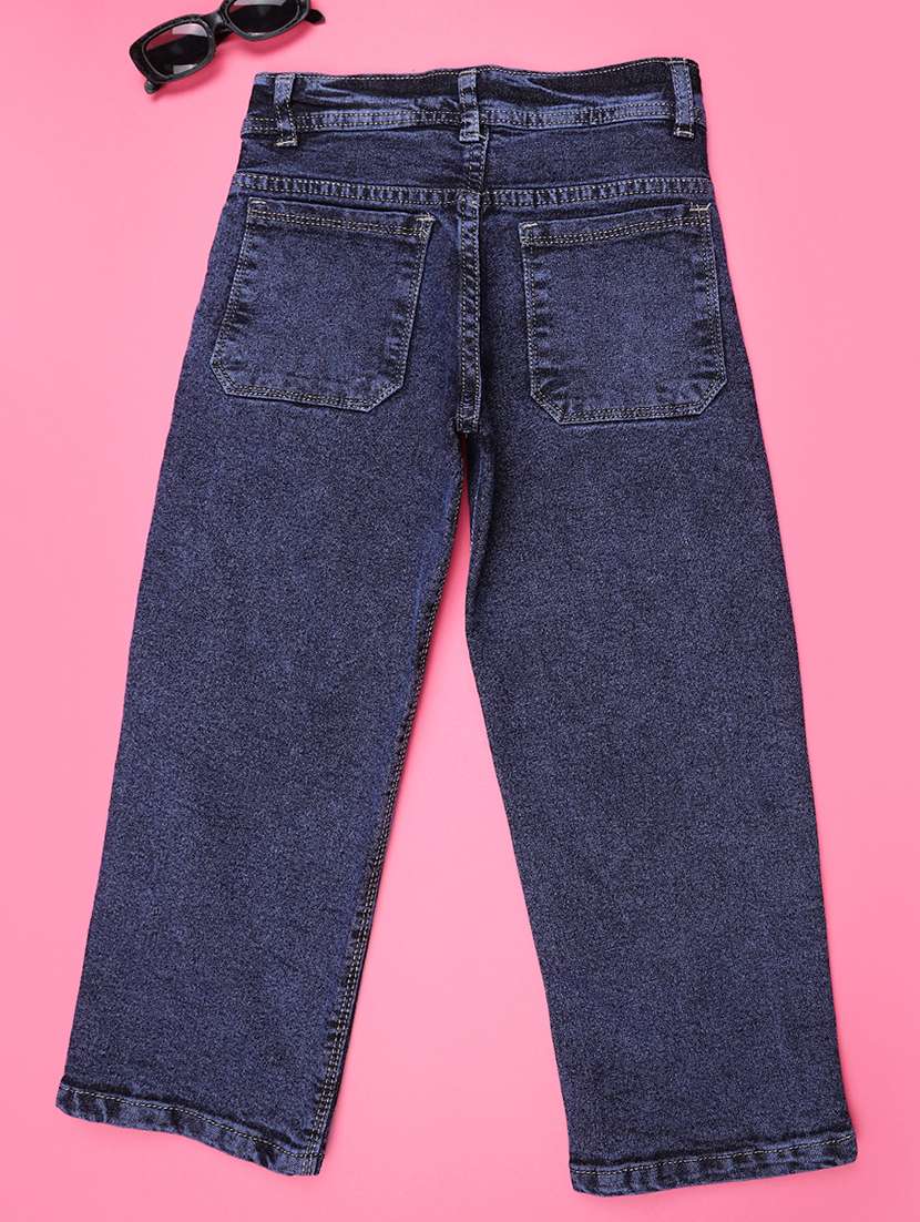 boys solid mid rise straight jean - 22323455 -  Standard Image - 1