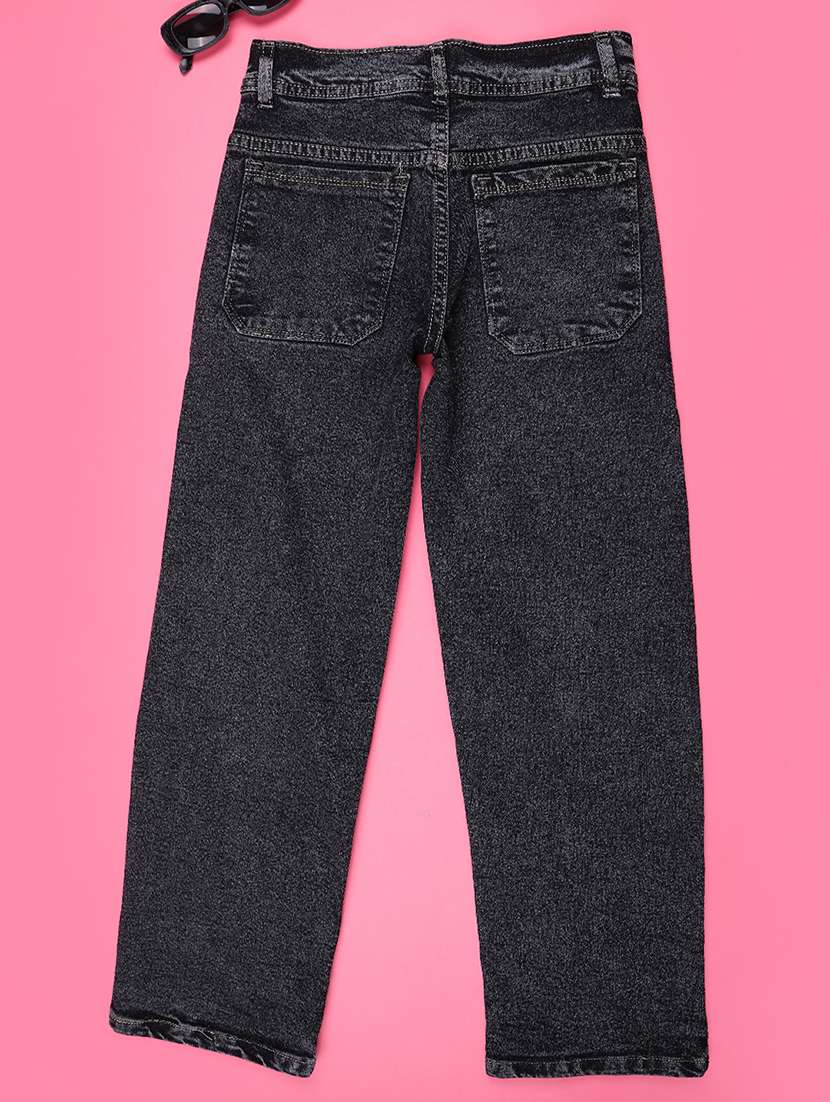 boys solid mid rise straight jean - 22323456 -  Standard Image - 1