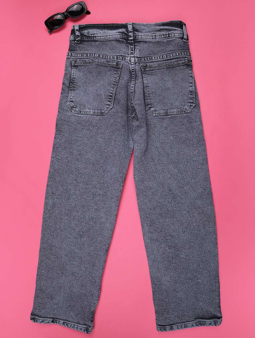 boys solid mid rise straight jean - 22323457 -  Standard Image - 1