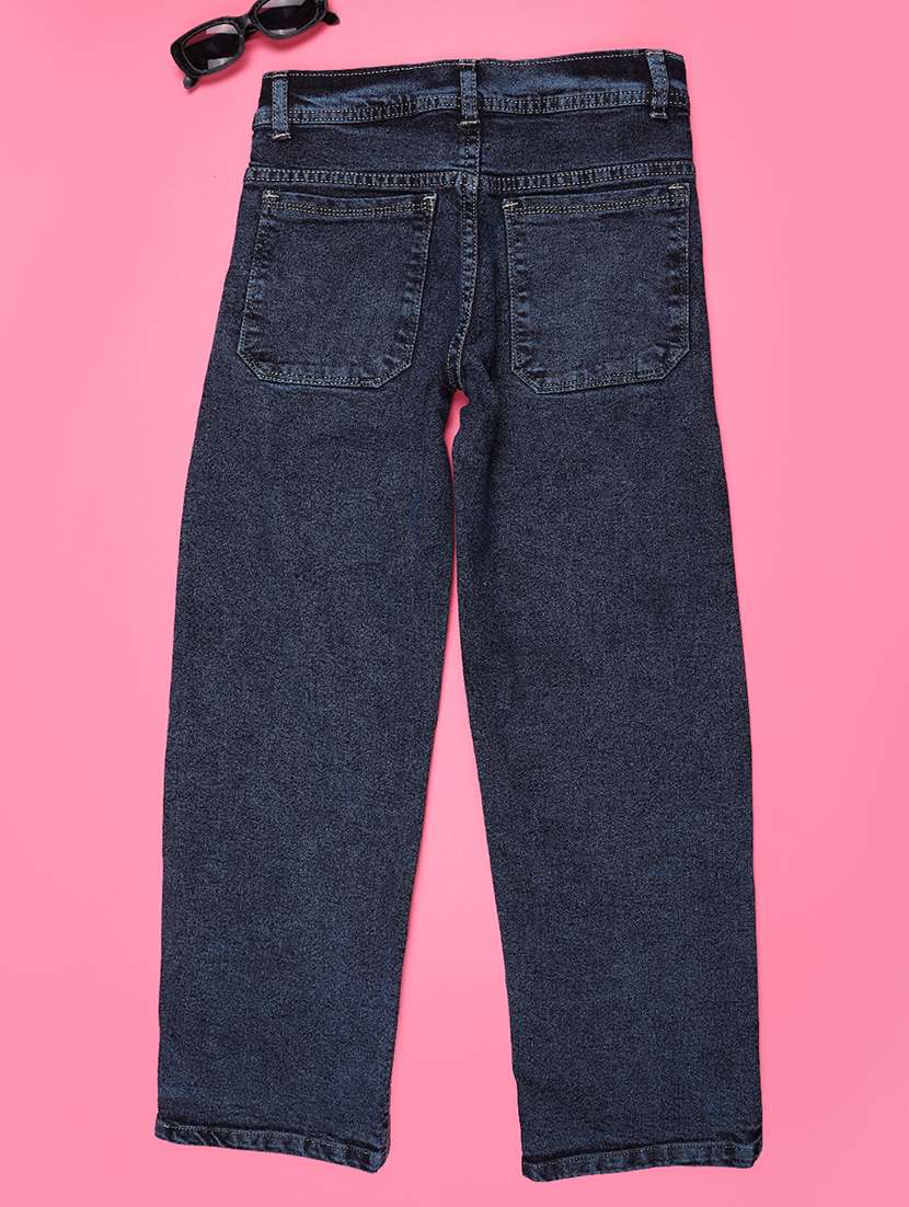 boys solid mid rise straight jean - 22323459 -  Standard Image - 1