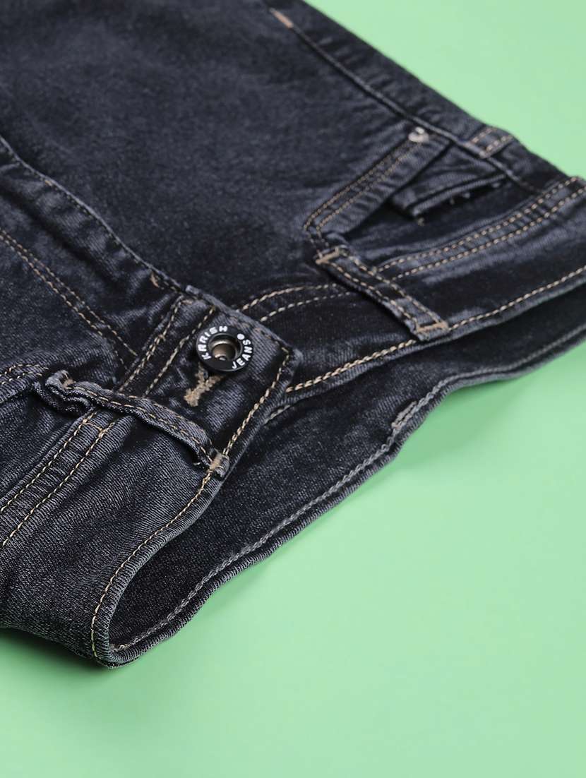 boys solid mid rise straight jean - 22323464 -  Standard Image - 4