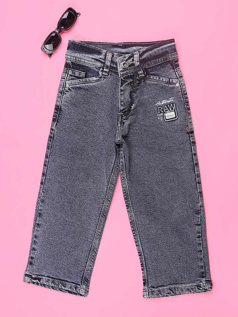 boys solid mid rise straight jean - 22323466 -  Standard Image - 1