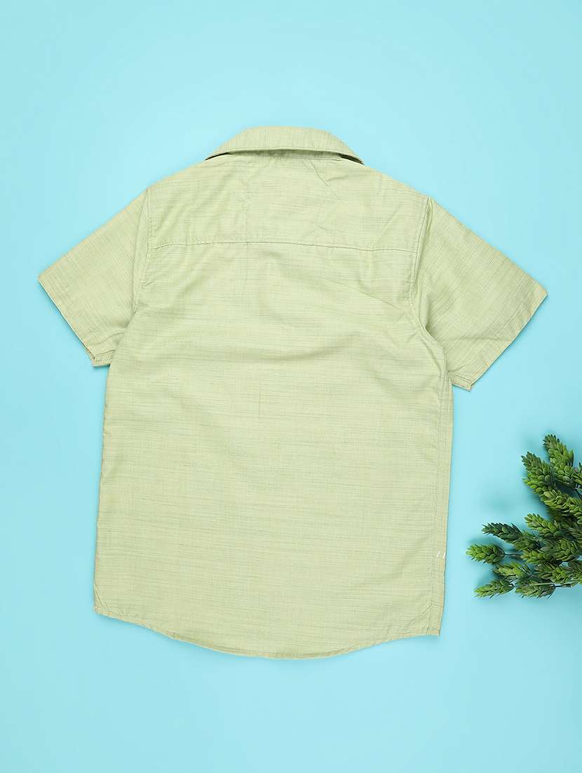 boys printed short sleeve collared shirt - 22323497 -  Standard Image - 1