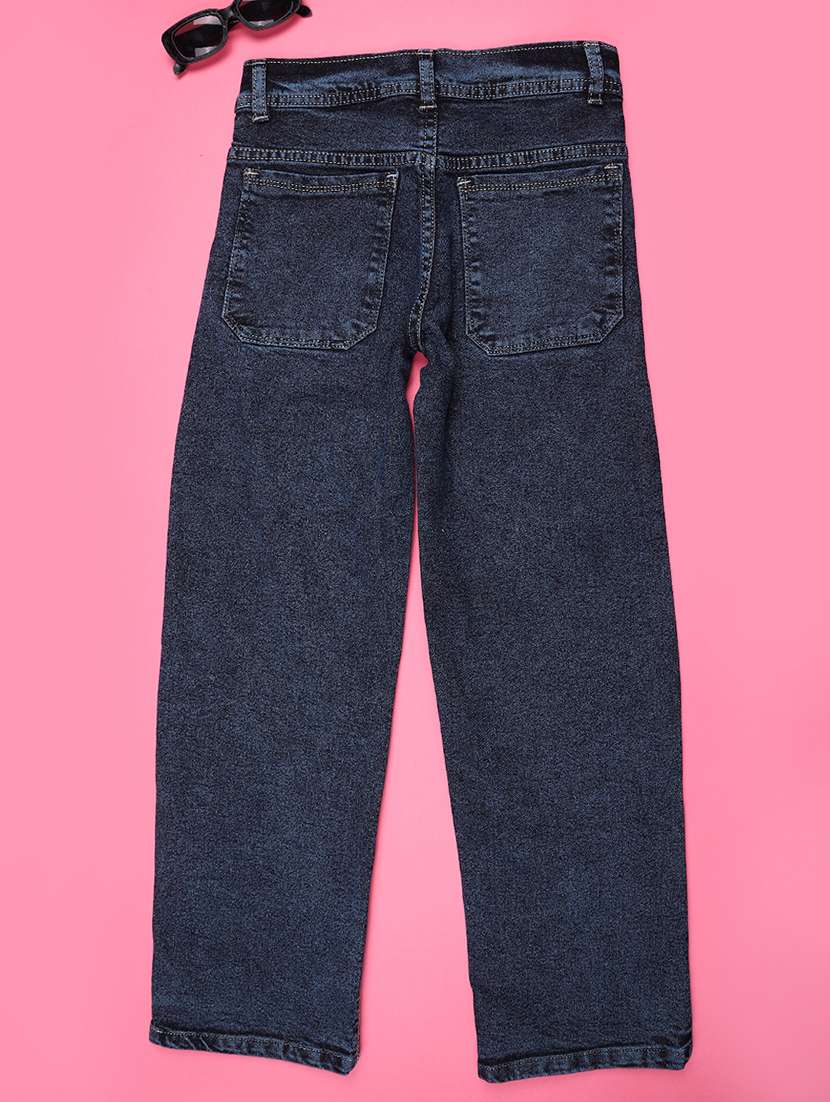 boys solid mid rise straight jean - 22323537 -  Standard Image - 1