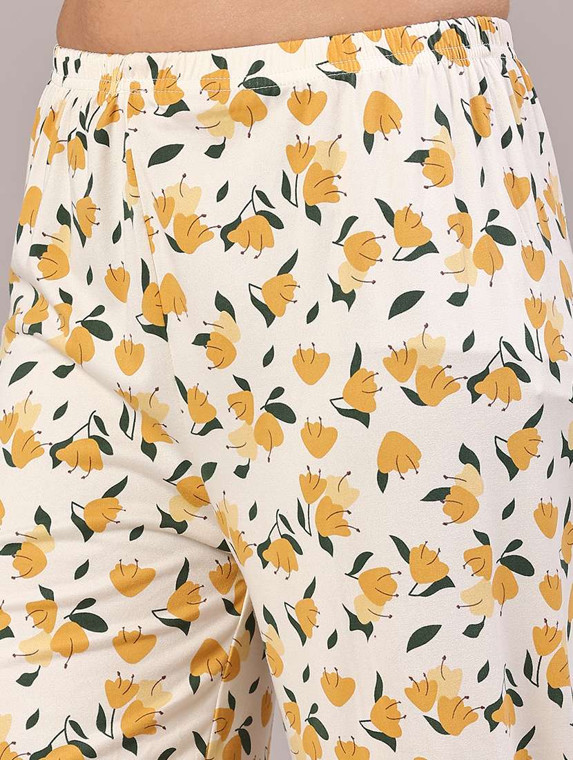 women printed short sleeve pyjama set nightwear - 22324015 -  Standard Image - 4
