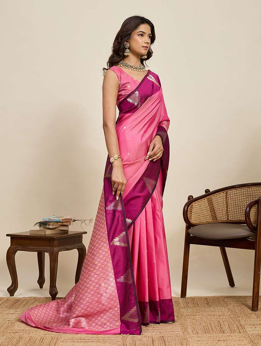 women self design banarasi saree with blouse - 22324061 -  Standard Image - 1