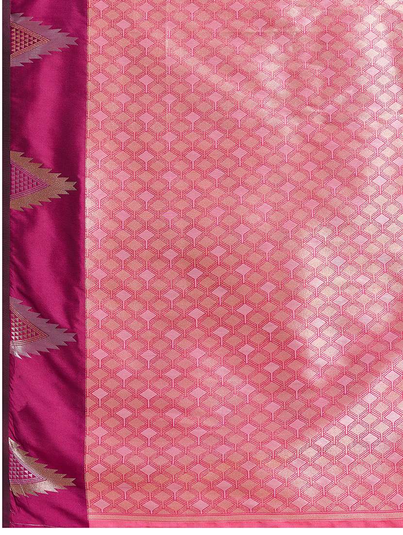 women self design banarasi saree with blouse - 22324061 -  Standard Image - 6