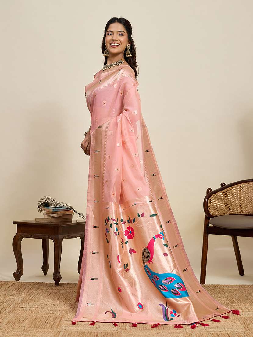 women self design paithani saree with blouse - 22324082 -  Standard Image - 1