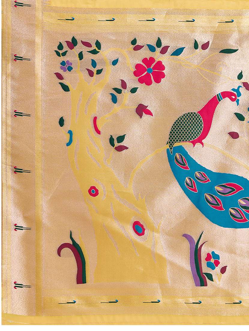 women self design paithani saree with blouse - 22324084 -  Standard Image - 6