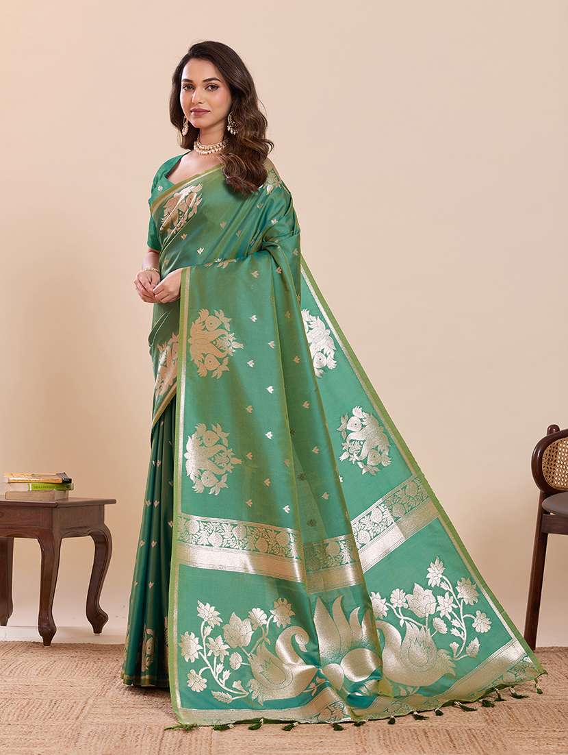 women self design paithani saree with blouse - 22324085 -  Standard Image - 1