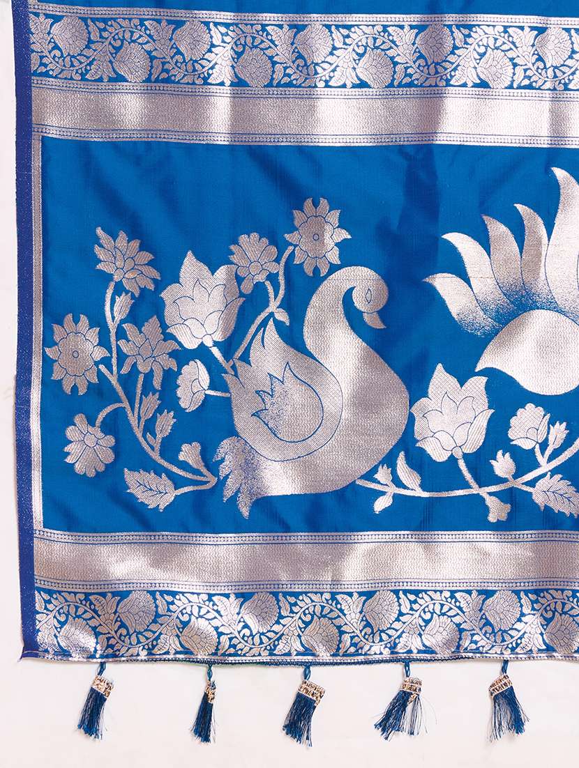 women self design paithani saree with blouse - 22324086 -  Standard Image - 6