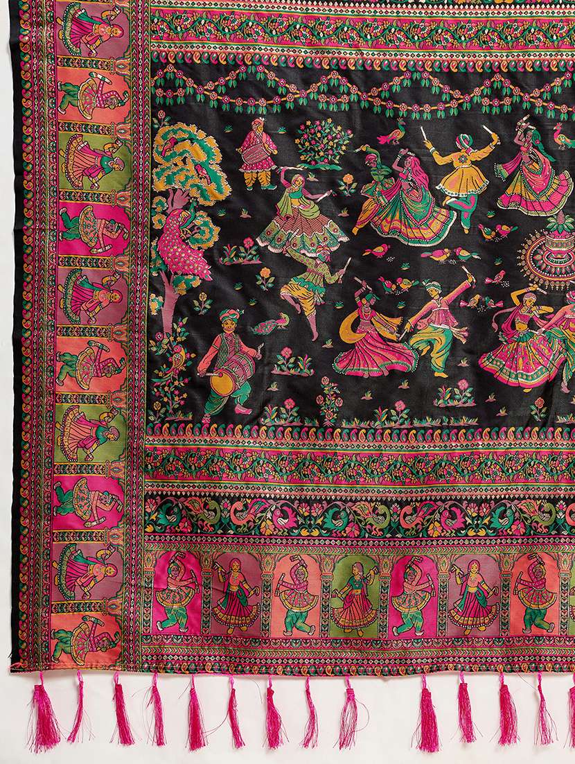 women self design banarasi saree with blouse - 22324100 -  Standard Image - 6