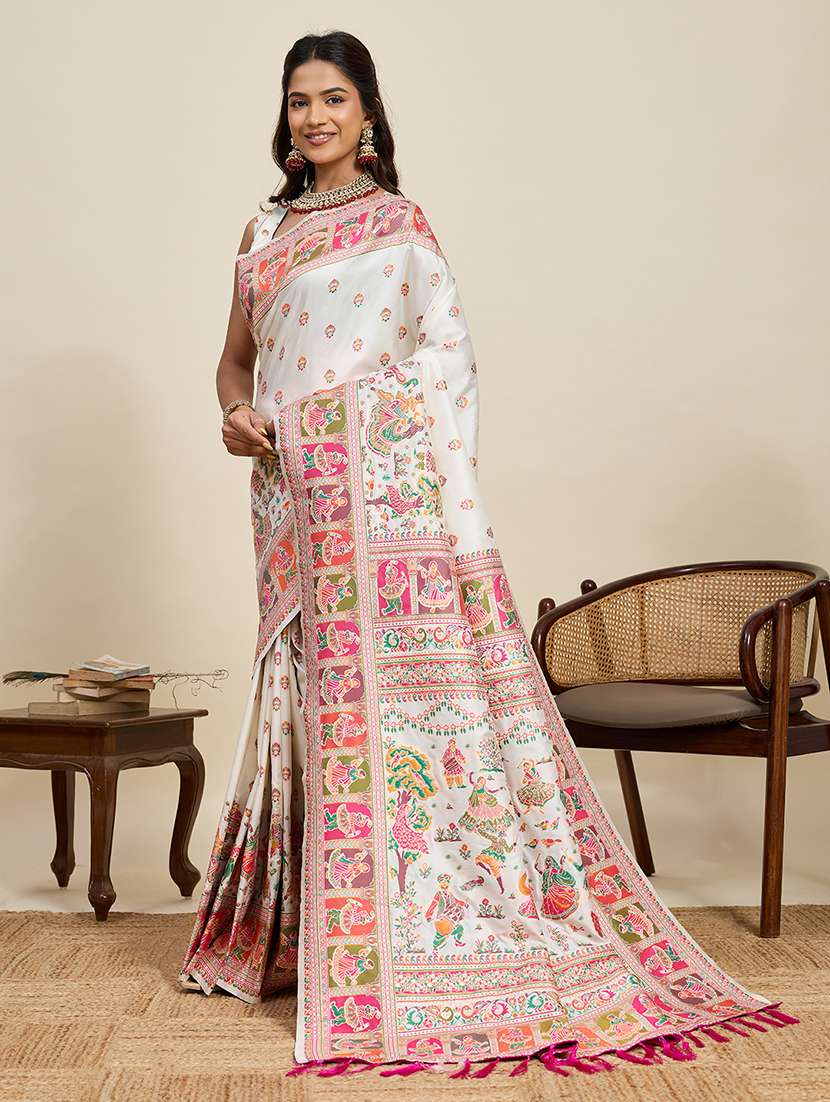 women self design banarasi saree with blouse - 22324103 -  Standard Image - 1