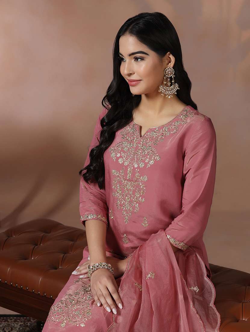 women pink suit set - 22324120 -  Standard Image - 1