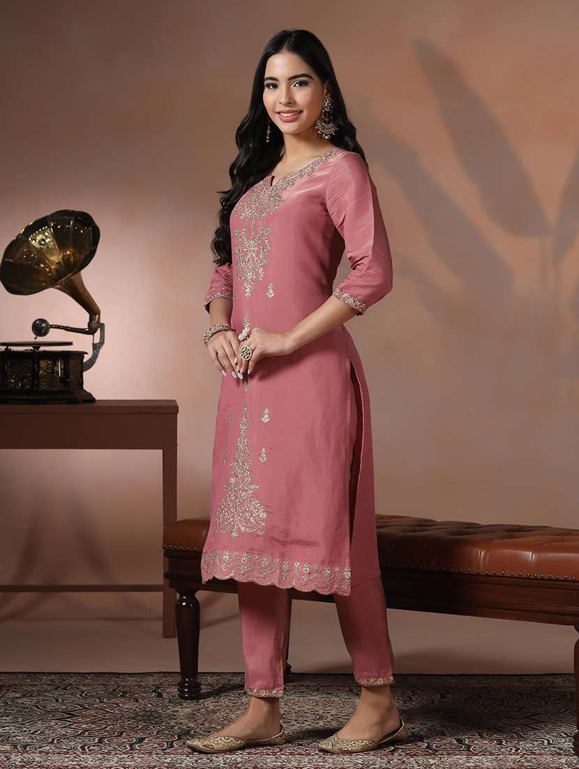 women pink suit set - 22324120 -  Standard Image - 6