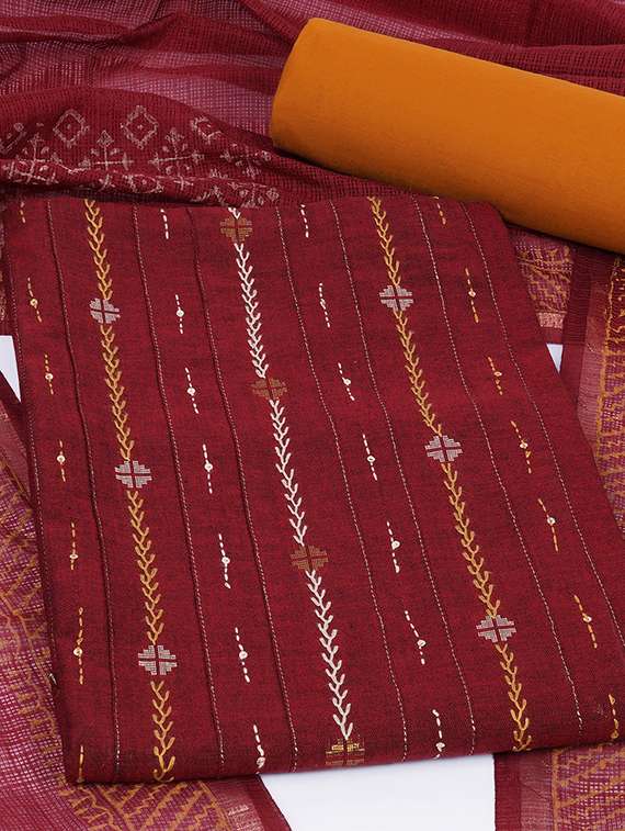 women self design unstitched suit set - 22324225 -  Standard Image - 1