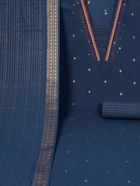 women self design unstitched suit set - 22324238 -  Standard Image - 4