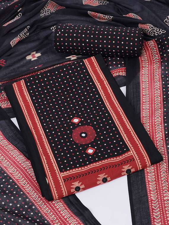 women printed unstitched suit set - 22324243 -  Standard Image - 1