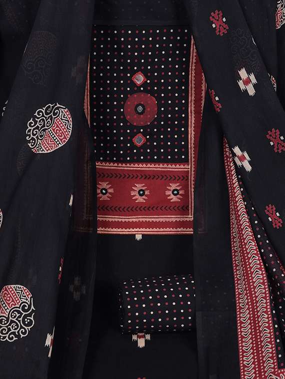 women printed unstitched suit set - 22324243 -  Standard Image - 4