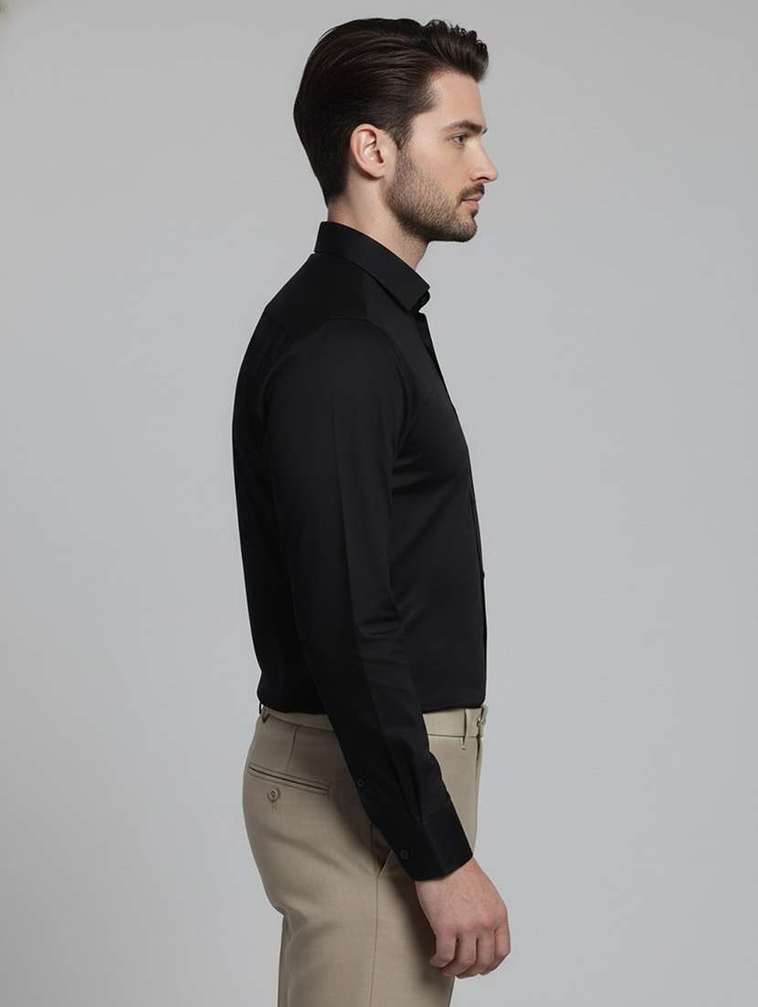 men solid long sleeve regular fit formal shirt - 22324376 -  Standard Image - 1