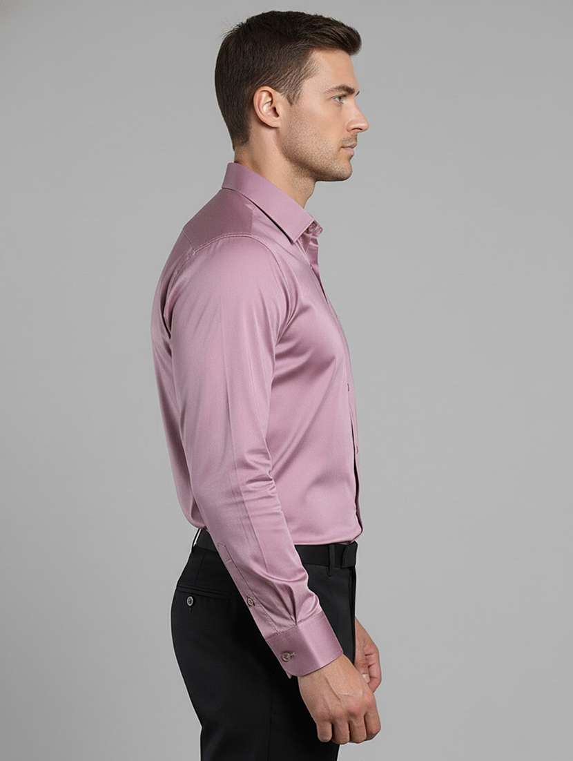 men solid long sleeve regular fit formal shirt - 22324378 -  Standard Image - 1