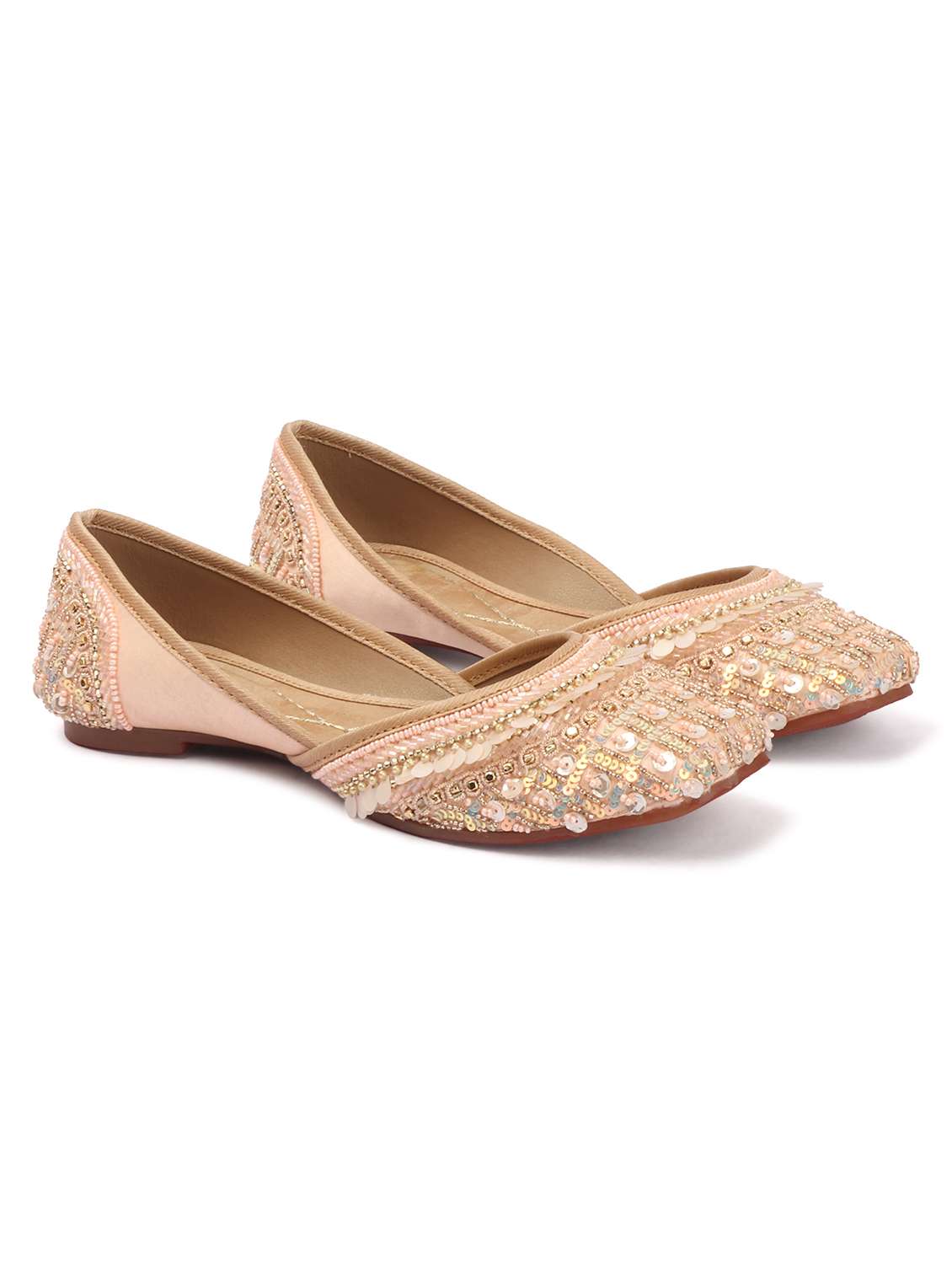 women embroidered slip on mojari - 22324428 -  Standard Image - 1
