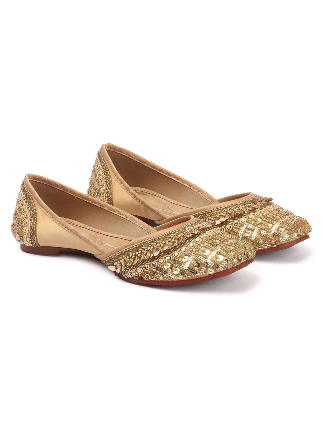 women embroidered slip on mojari - 22324430 -  Standard Image - 1
