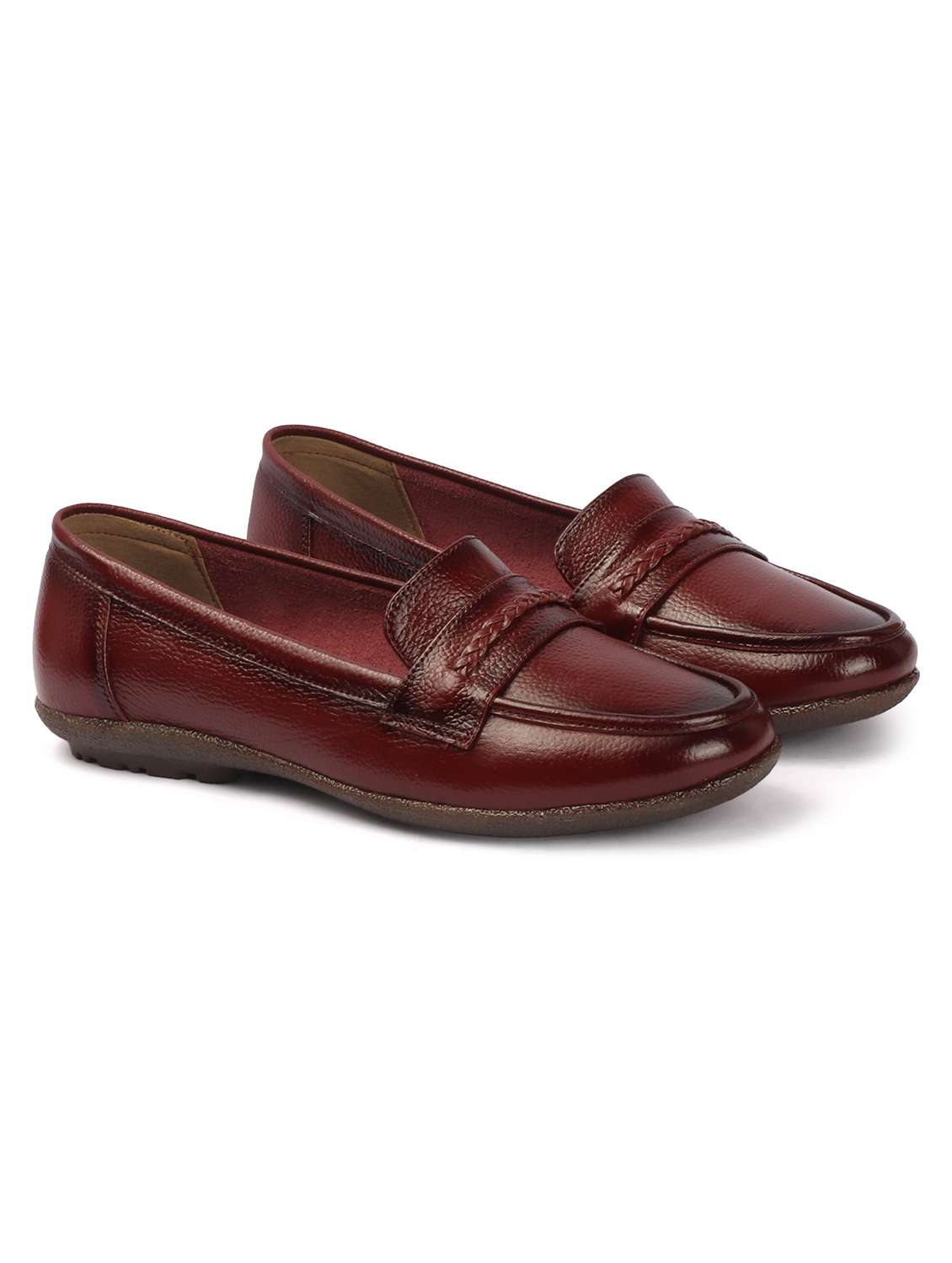 women solid slip on ballerina - 22324435 -  Standard Image - 1