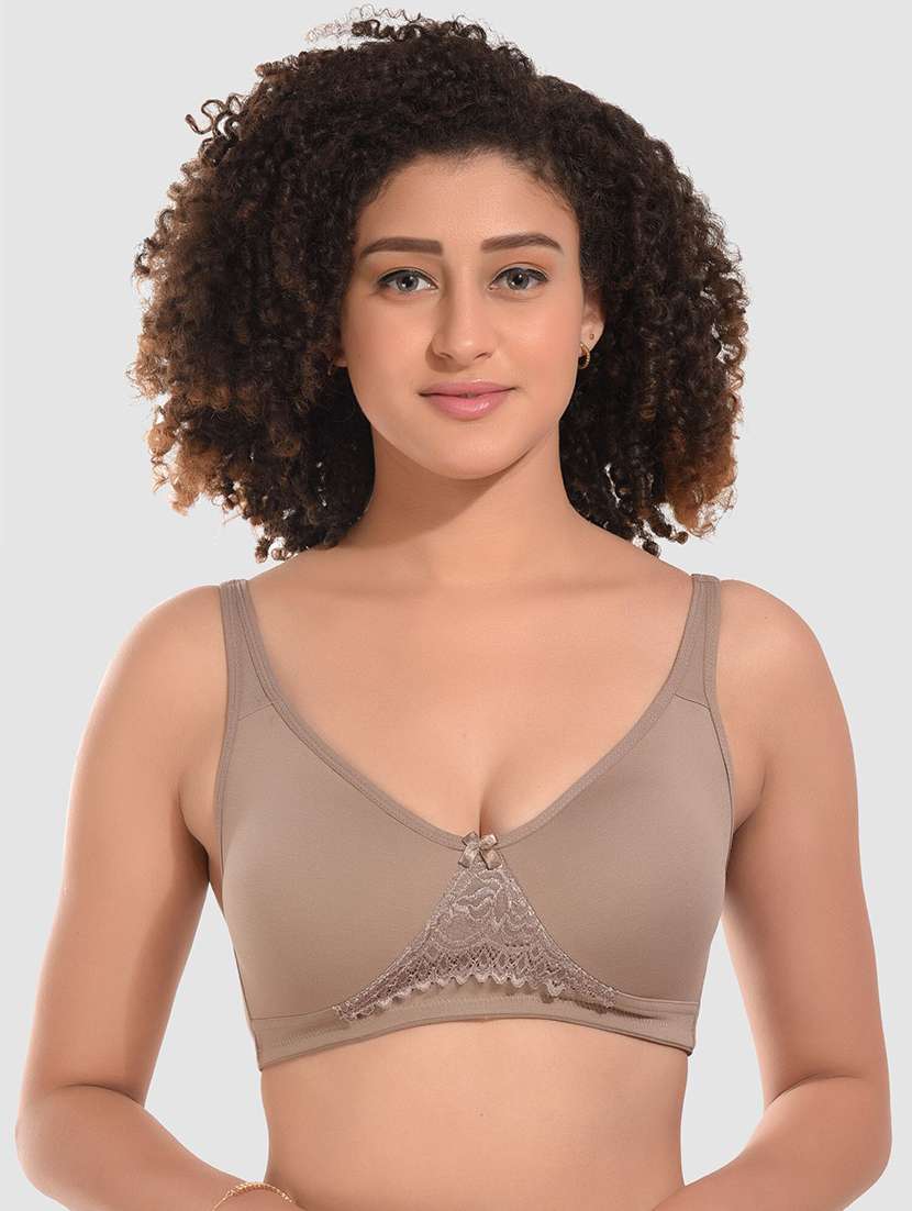 women pack of 3 solid non wired bra - 22326675 -  Standard Image - 1