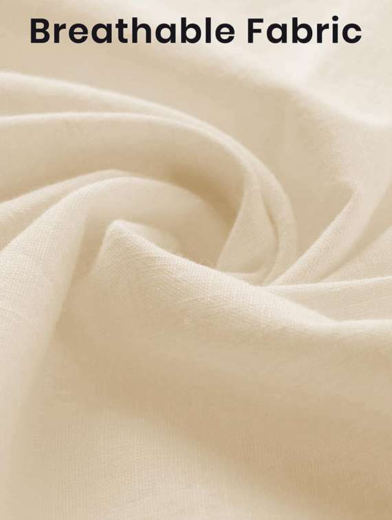 men solid mandarin neck short kurta - 22327178 -  Standard Image - 4