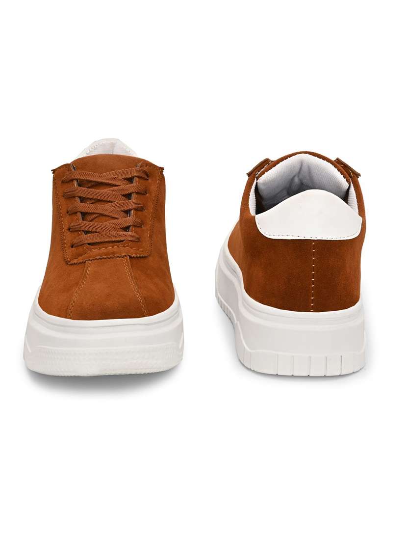 men rust lace up sneaker - 22327570 -  Standard Image - 4