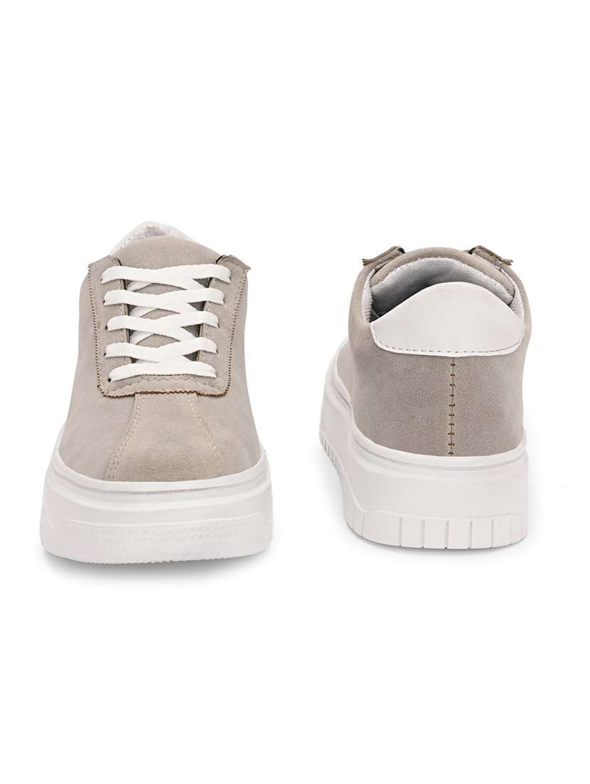 men solid lace up sneaker - 22327571 -  Standard Image - 4