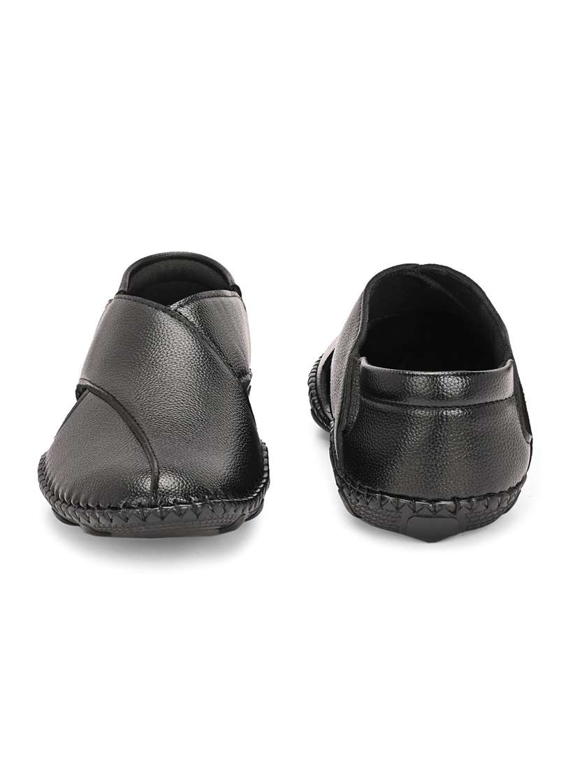 men black slip on sandal - 22327577 -  Standard Image - 4