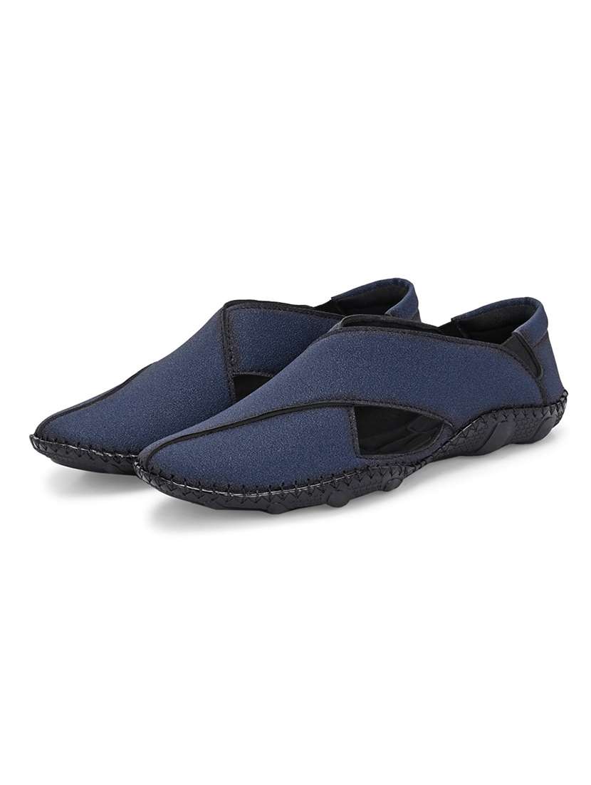 men blue slip on sandal - 22327578 -  Standard Image - 1
