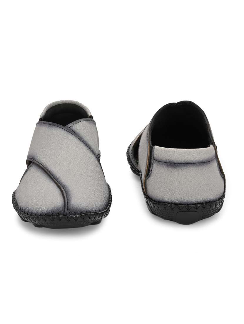 men grey slip on sandal - 22327580 -  Standard Image - 4
