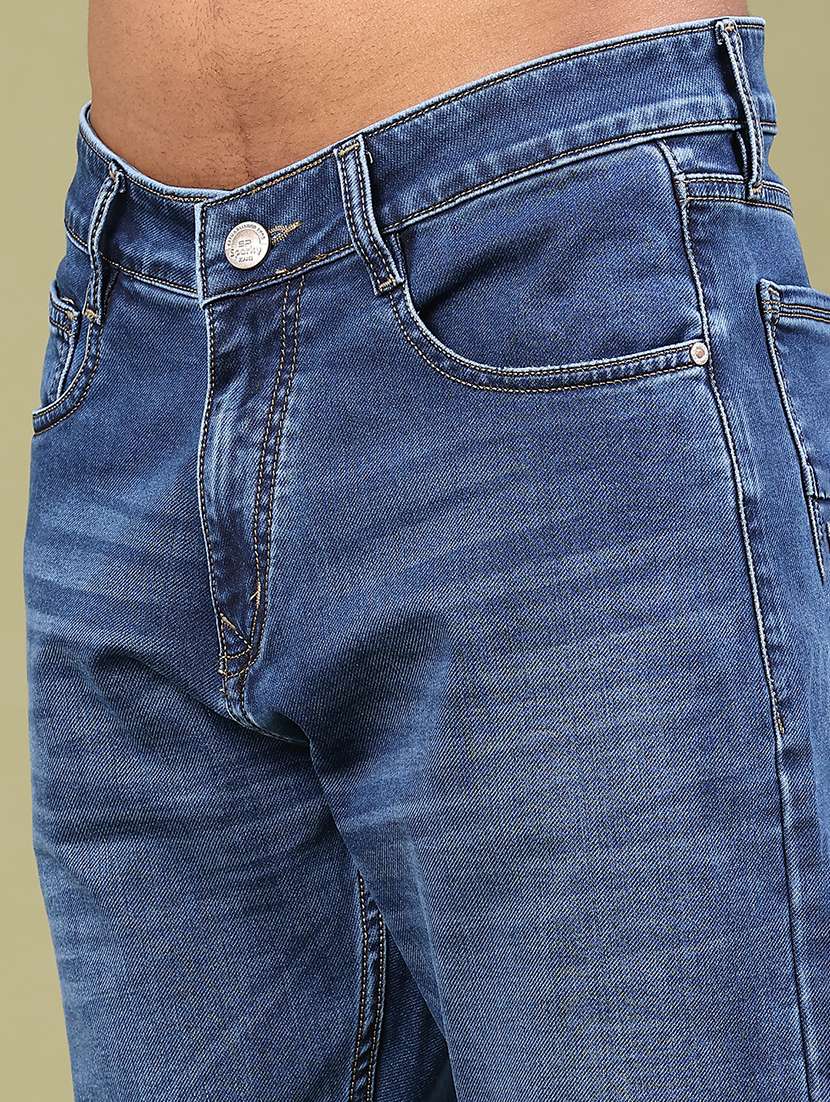 men washed mid rise full length jeans - 22328015 -  Standard Image - 1