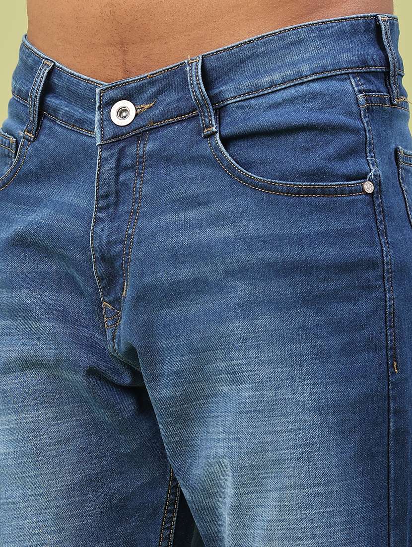 men washed mid rise full length jeans - 22328016 -  Standard Image - 1