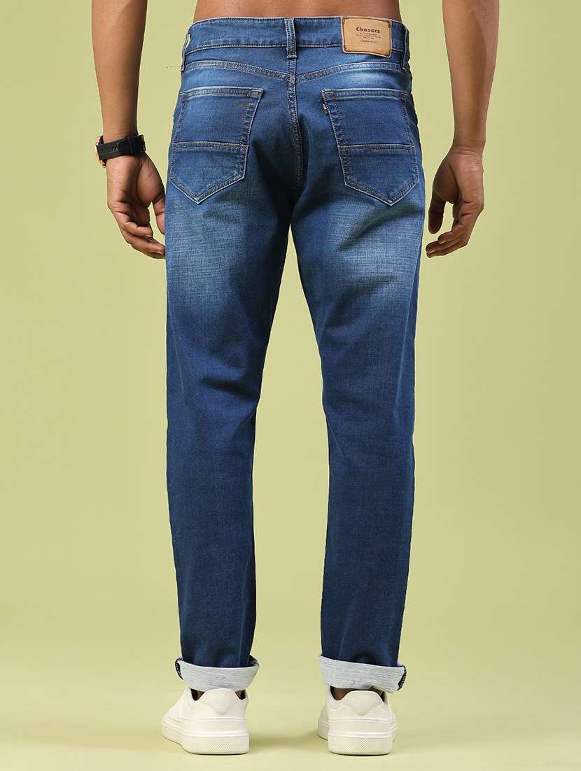 men washed mid rise full length jeans - 22328016 -  Standard Image - 4