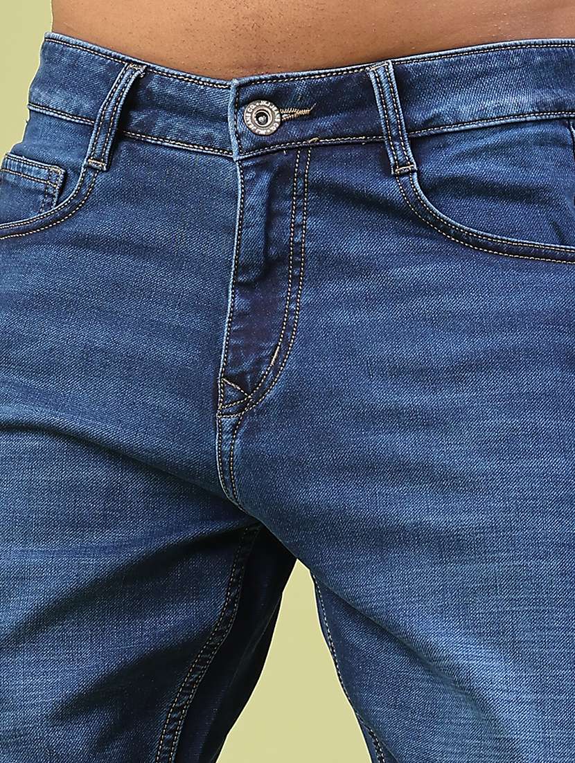 men washed mid rise full length jeans - 22328017 -  Standard Image - 1