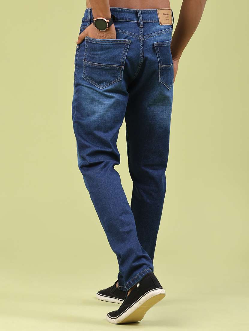 men washed mid rise full length jeans - 22328017 -  Standard Image - 4