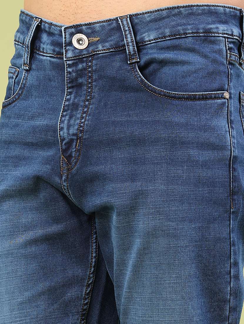 men washed mid rise full length jeans - 22328018 -  Standard Image - 1