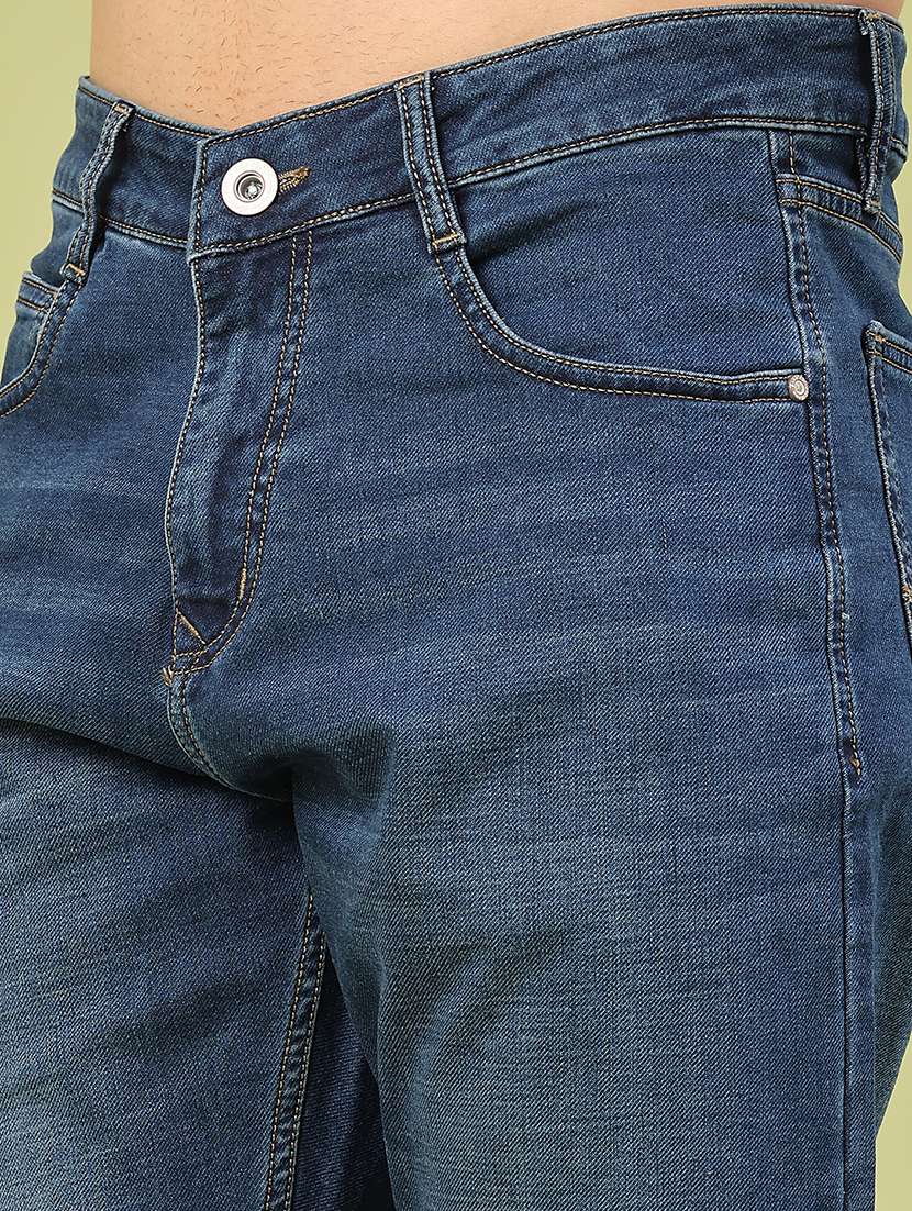 men washed mid rise full length jeans - 22328019 -  Standard Image - 1