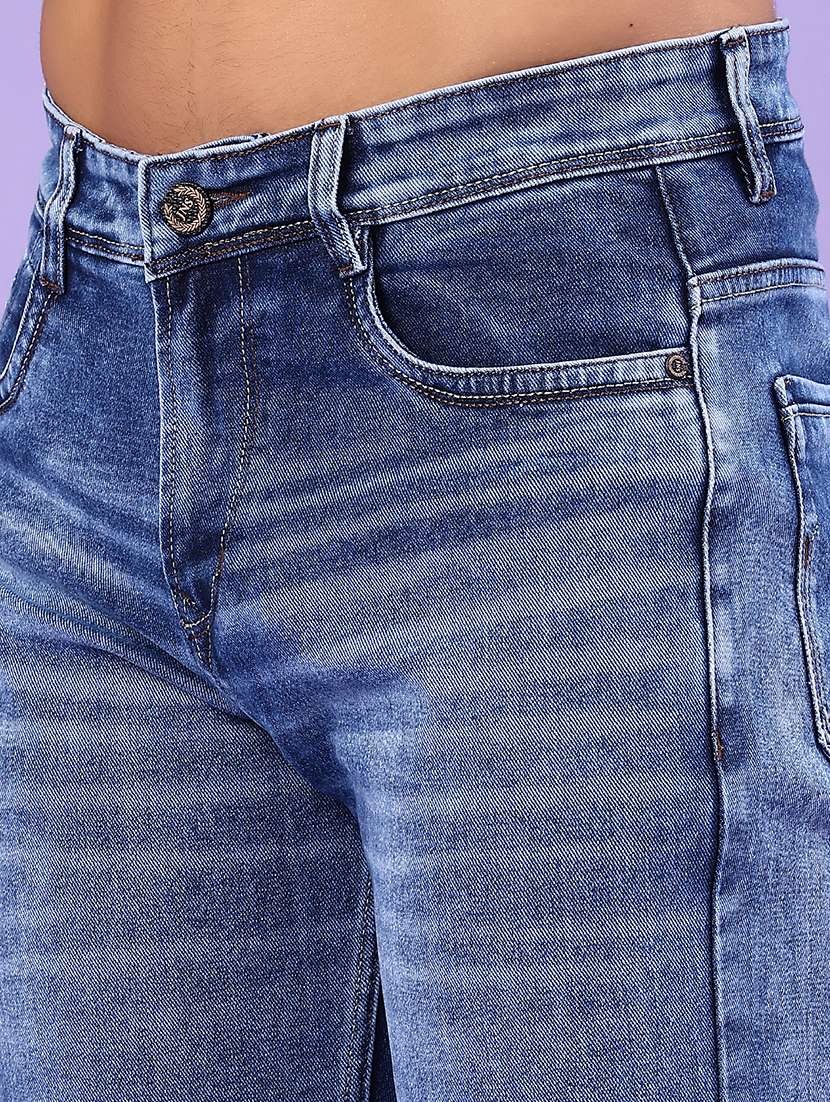 men washed mid rise full length jeans - 22328031 -  Standard Image - 1