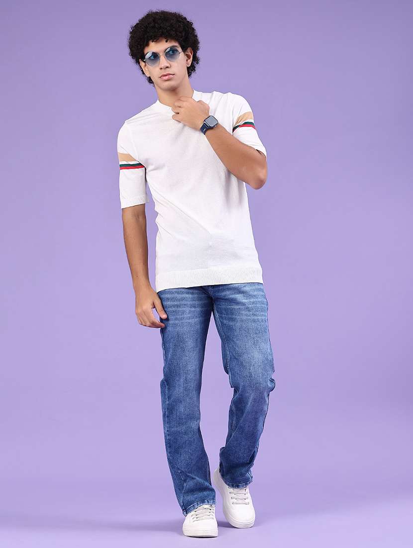 men washed mid rise full length jeans - 22328031 -  Standard Image - 4